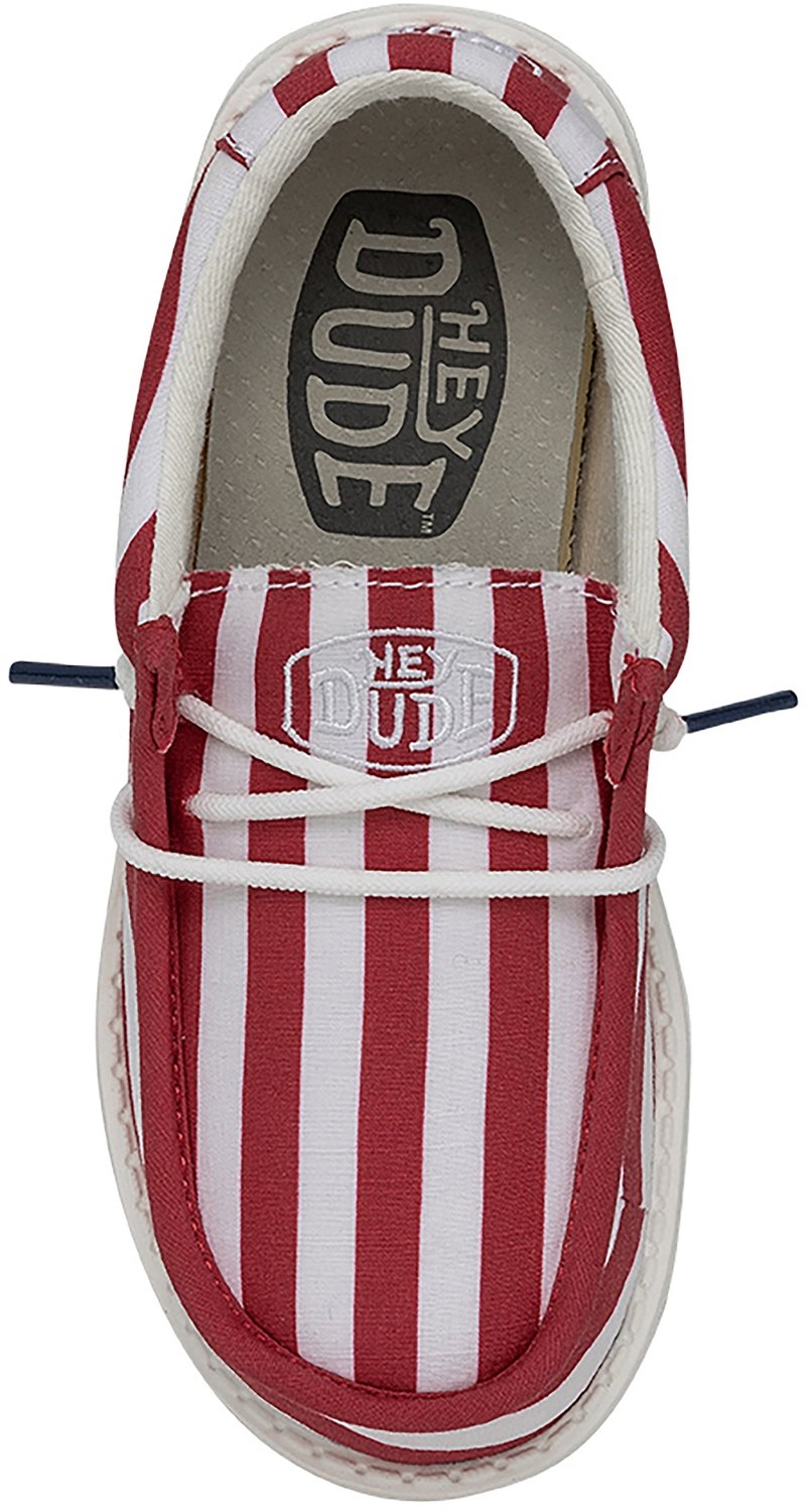 HEYDUDE Kids' Wendy American Flag Slip-On Shoes