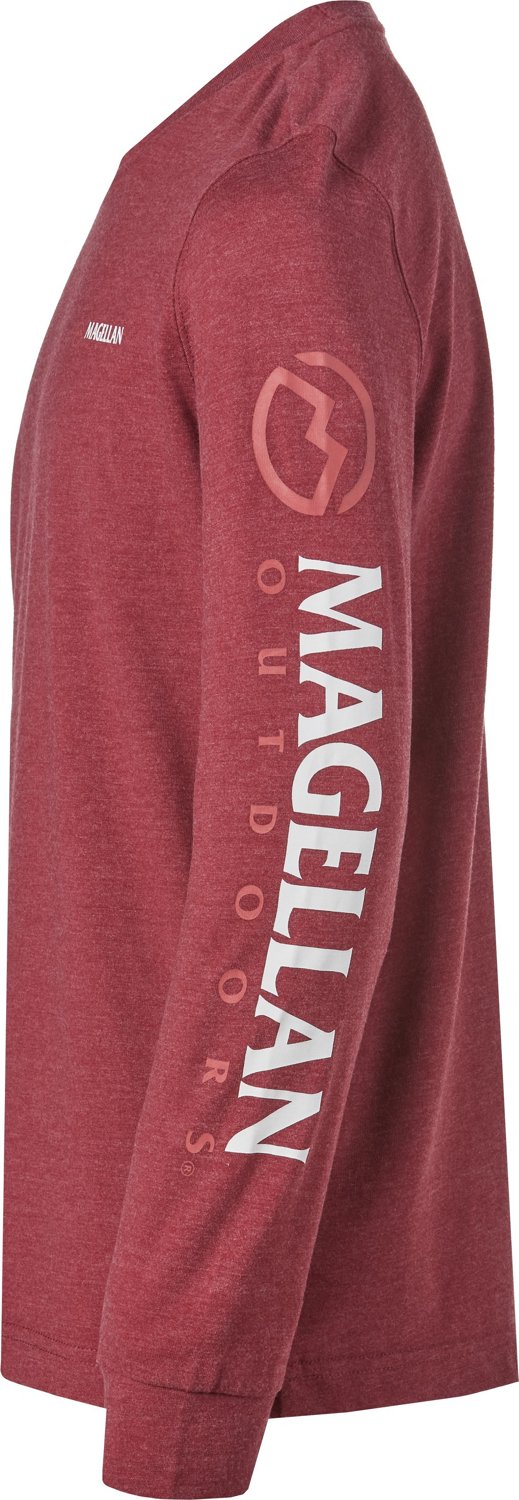 Magellan Red Athletic Long Sleeve Shirts for Men