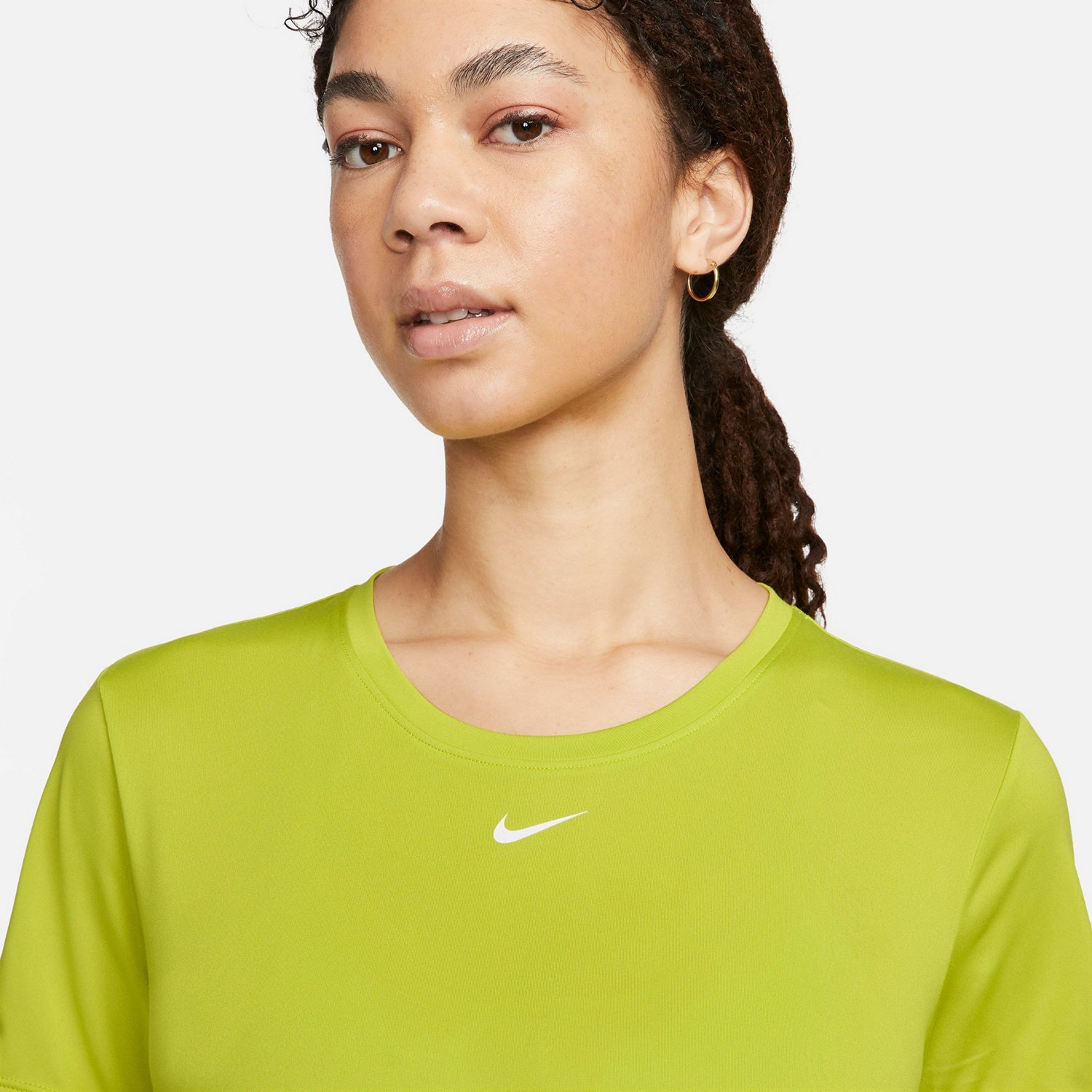 Nike Women's Dri-FIT One Standard Fit Short Sleeve Crop Top | Academy