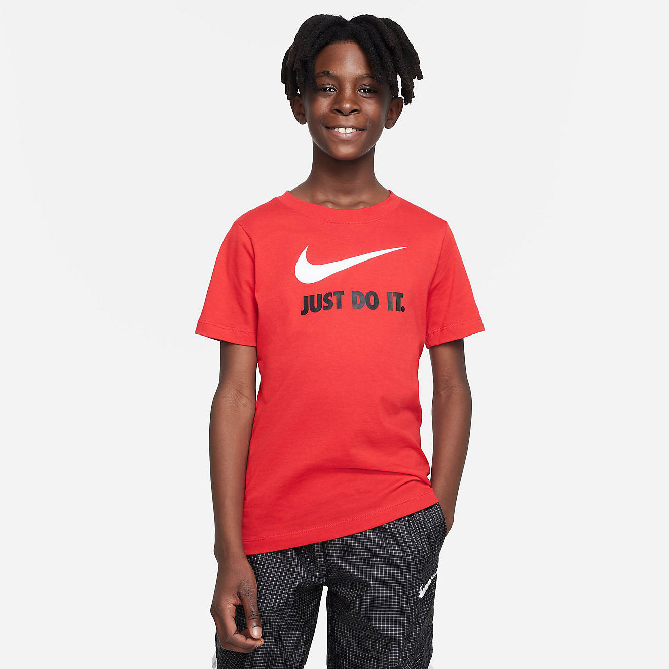 Nike Boys' NSW Just Do It Swoosh T-shirt                                                                                         - view number 1