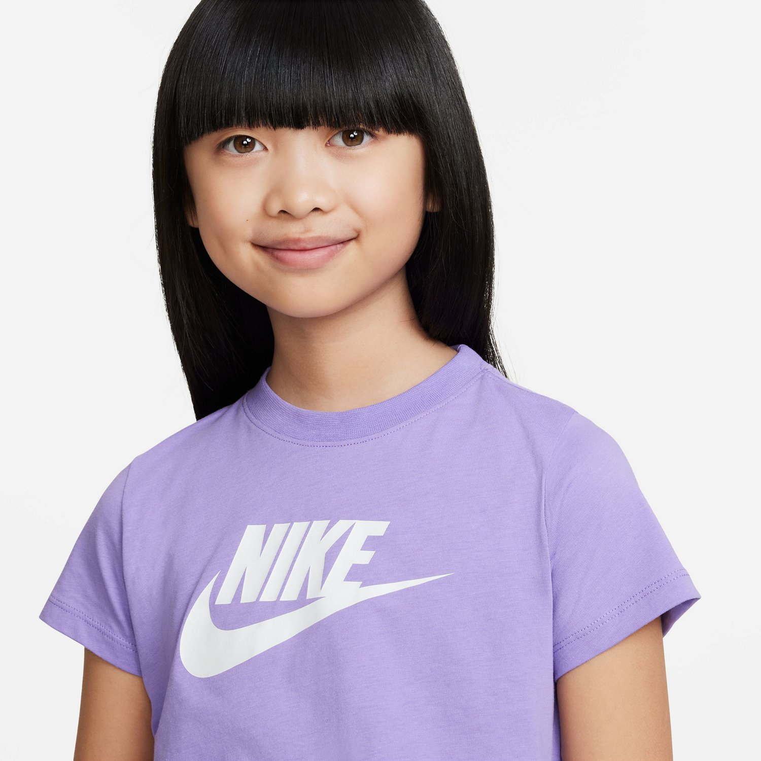 Nike Girls' Sportswear Futura Crop T-shirt - view number 3
