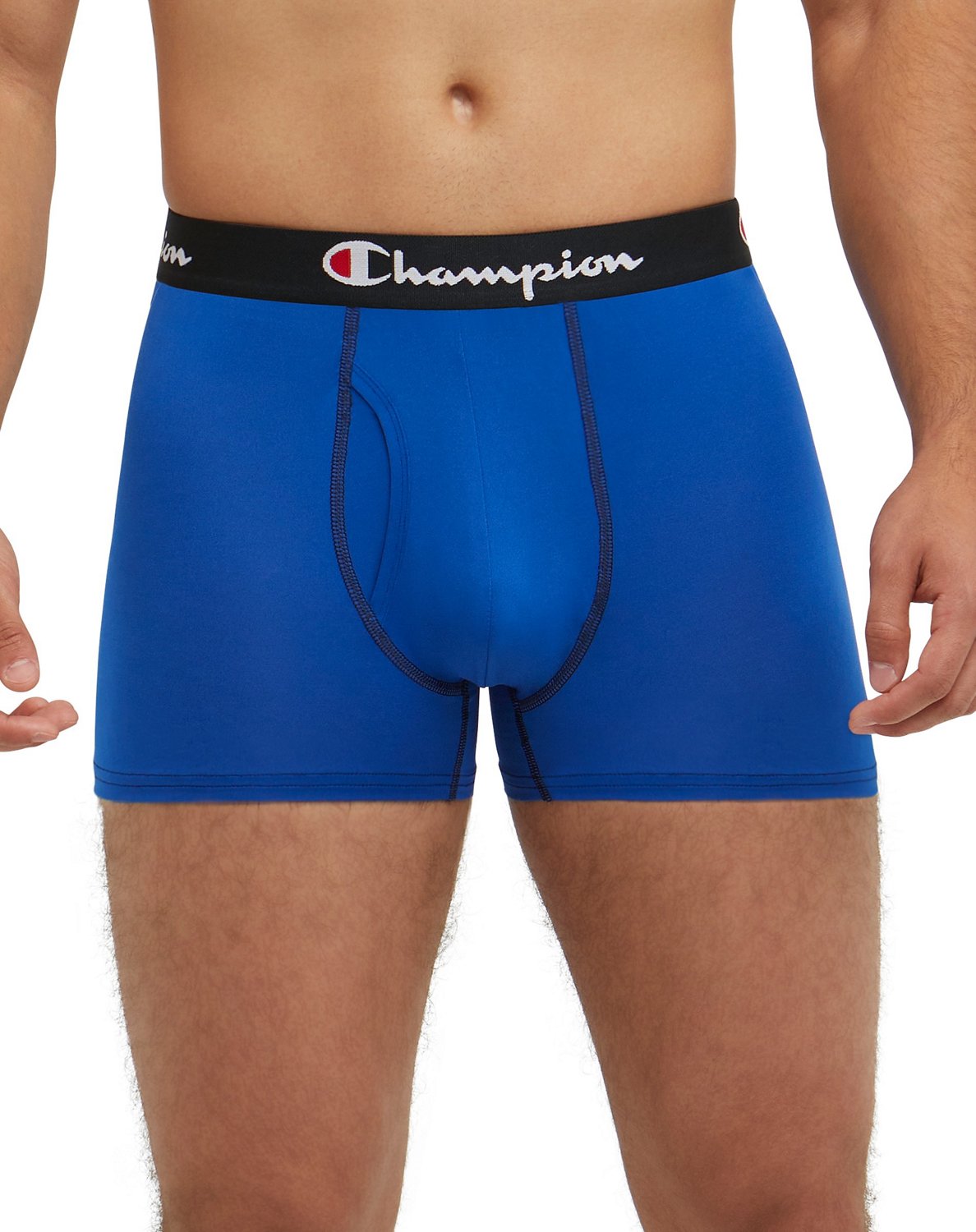 Champion Men's Performance Long Leg Boxer Briefs 3Pack Academy