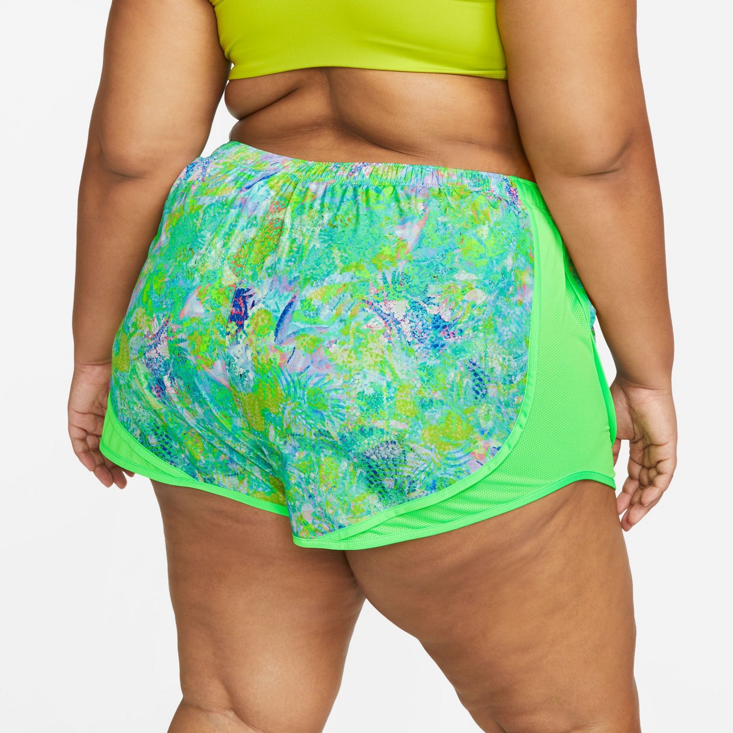 Nike Women's Dri-FIT All Over Print Tempo Shorts - view number 2