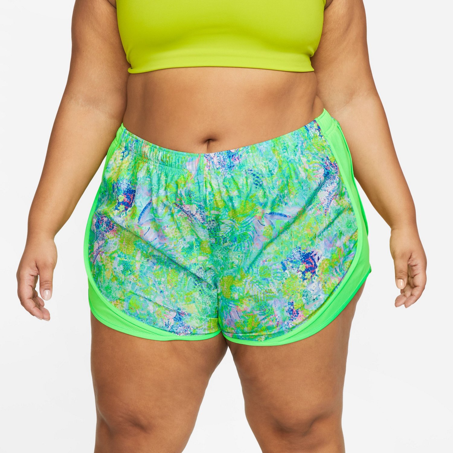 Nike Women's Dri-FIT All Over Print Tempo Shorts - view number 3