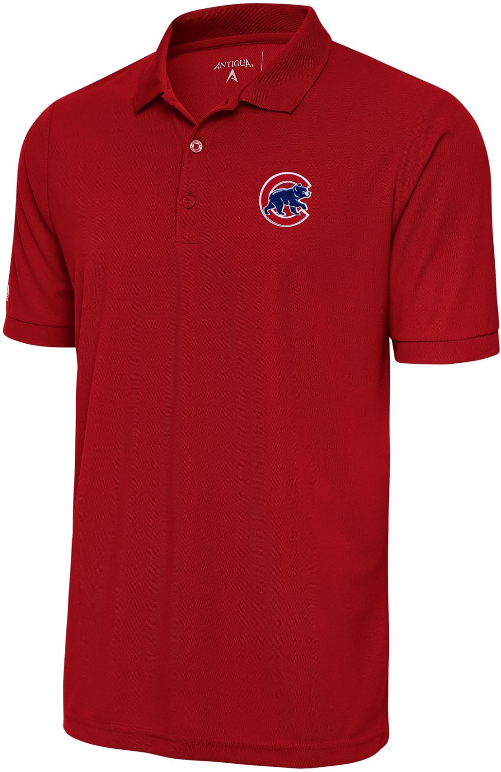 Antigua Men's Chicago Cubs Legacy Pique Polo Shirt | Academy