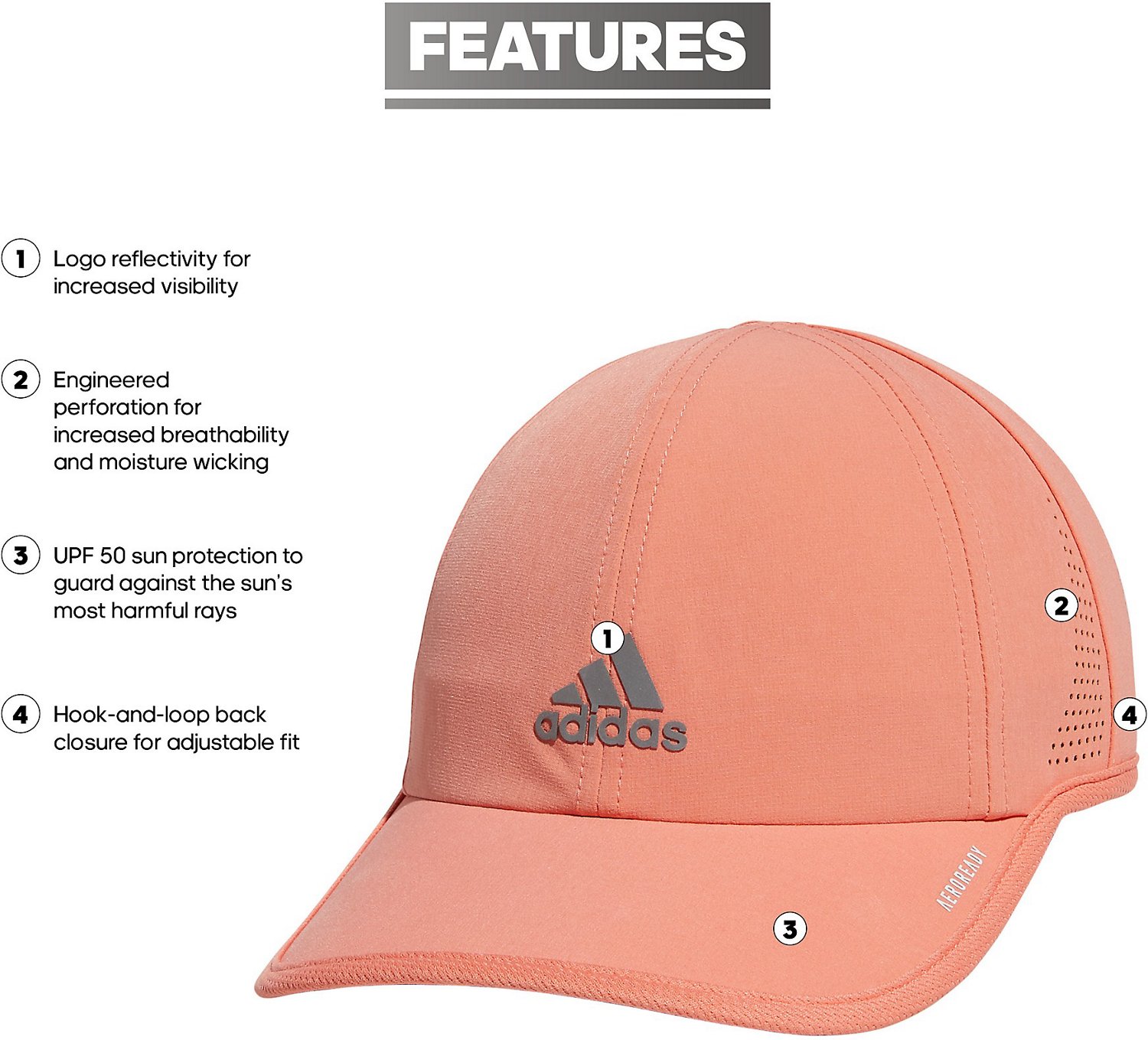 adidas Womenâ€™s Superlite 2 Cap - view number 5