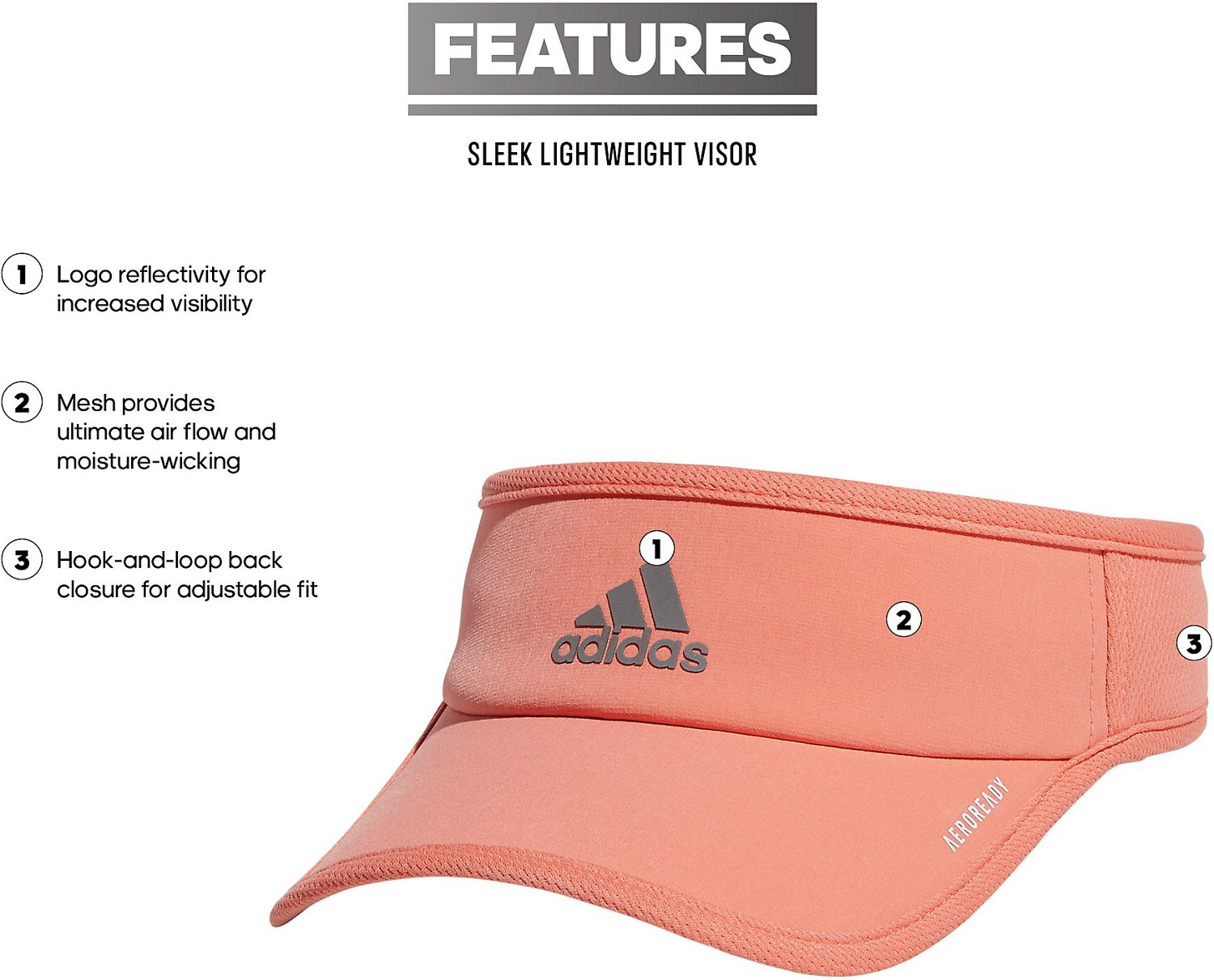 adidas Women’s Superlite 2.0 Visor Academy