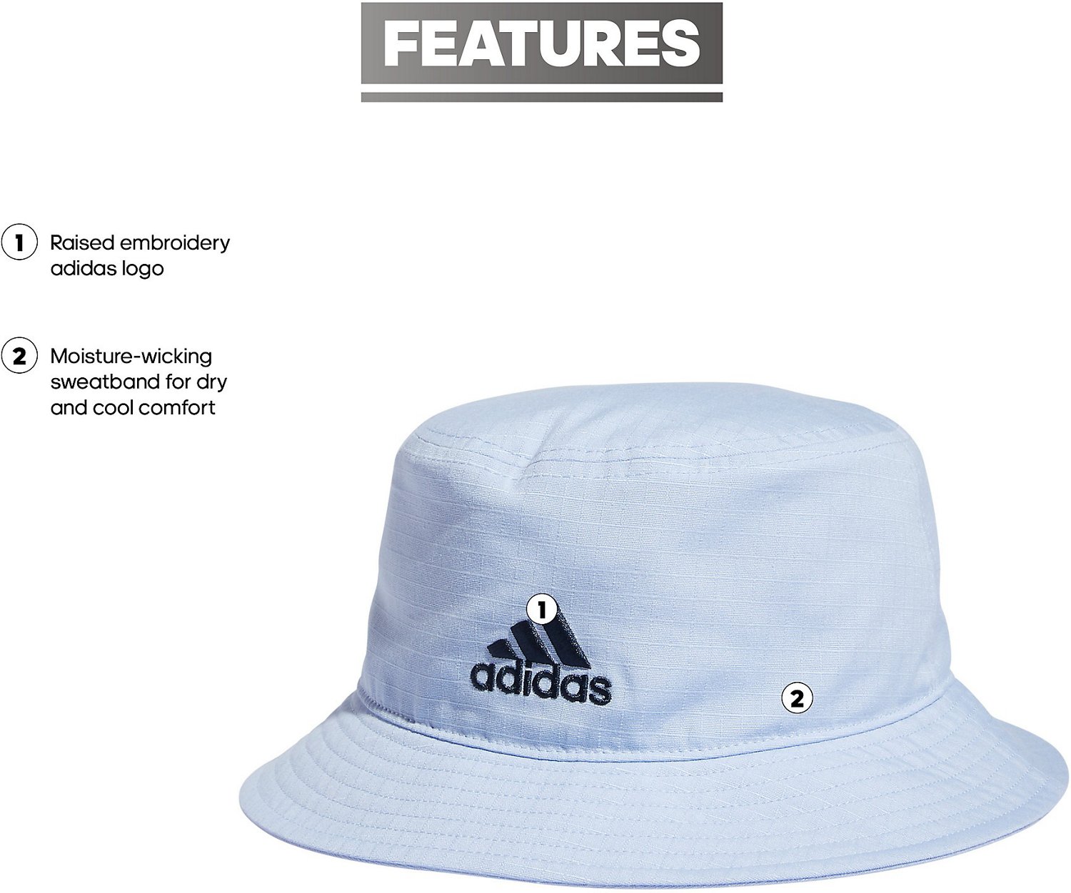 adidas Women's Essentials Bucket Hat Free Shipping at Academy