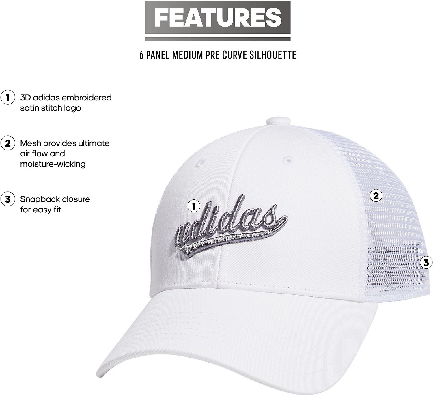 adidas Women’s Mesh Trucker Hat - view number 5