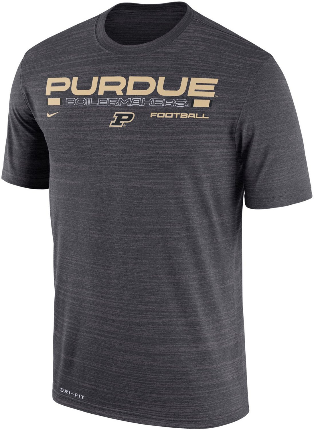 Nike Men's Purdue University Velocity Legend Short Sleeve T-shirt | Academy