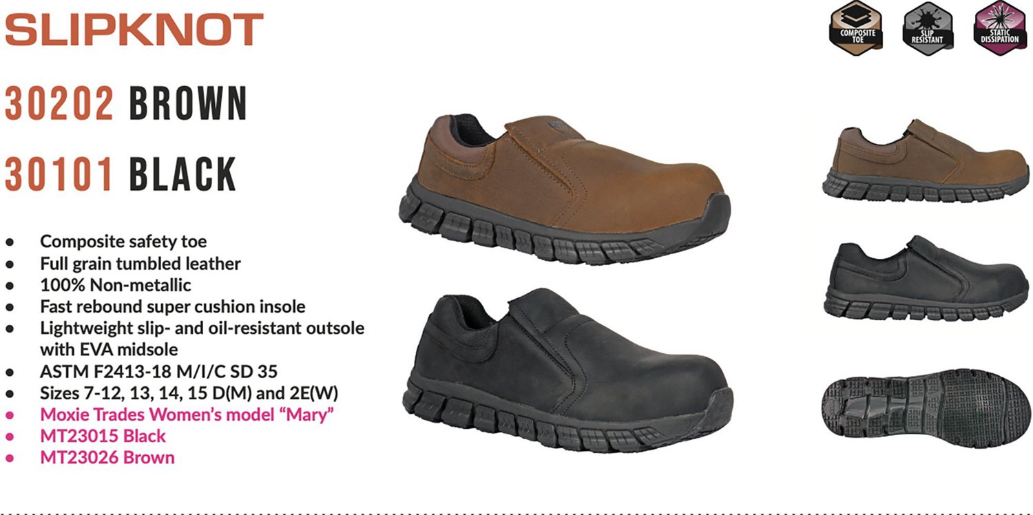 Hoss Boot Company Men's Slipknot Composite Toe Slip-On Shoes                                                                     - view number 8