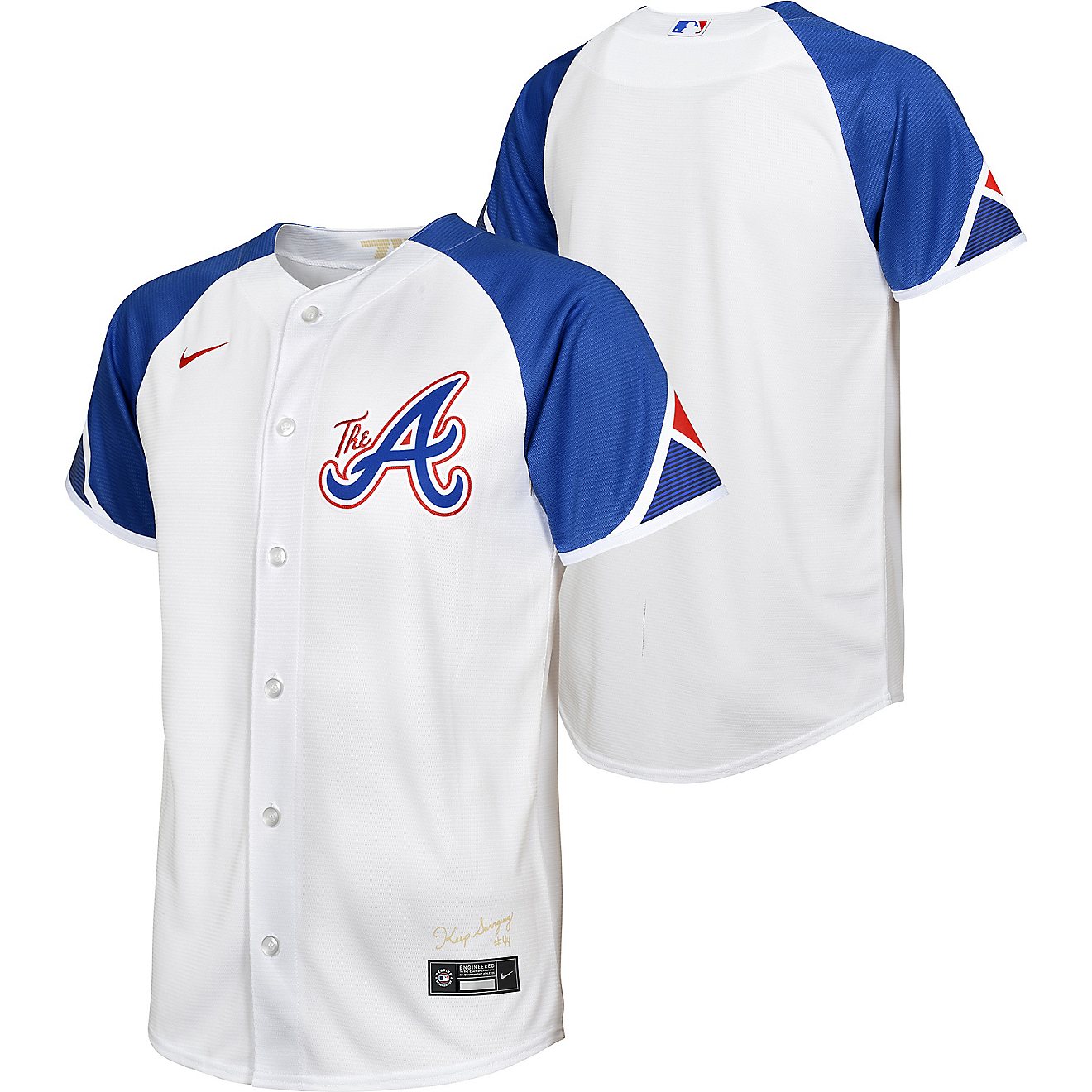 Nike Toddler Boys' Atlanta Braves 2023 City Connect Replica Jersey                                                               - view number 3
