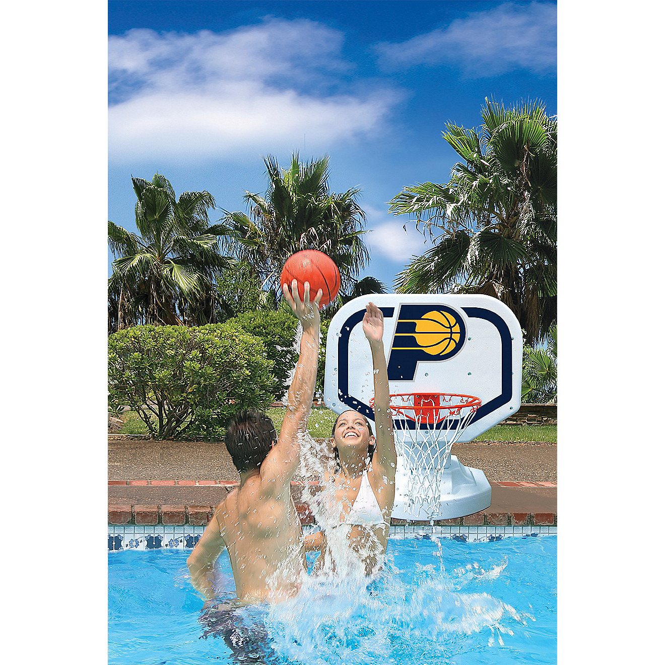 Poolmaster® Indiana Pacers Competition Style Poolside Basketball Game                                                           - view number 3