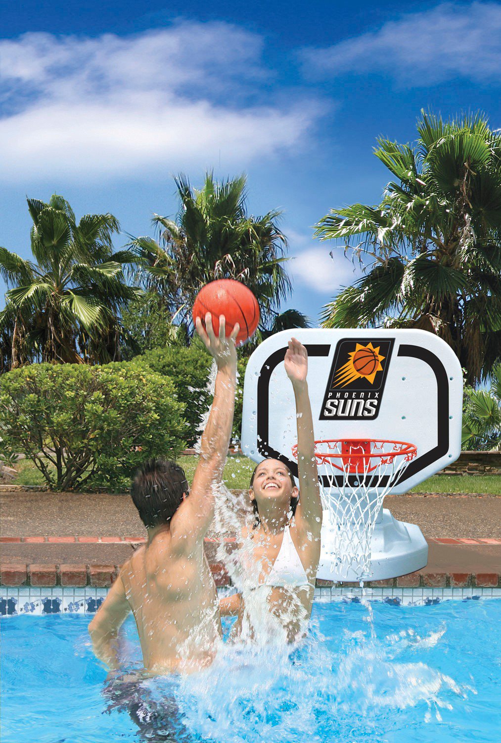 Poolmaster® Phoenix Suns Competition Style Poolside Basketball Game                                                             - view number 3
