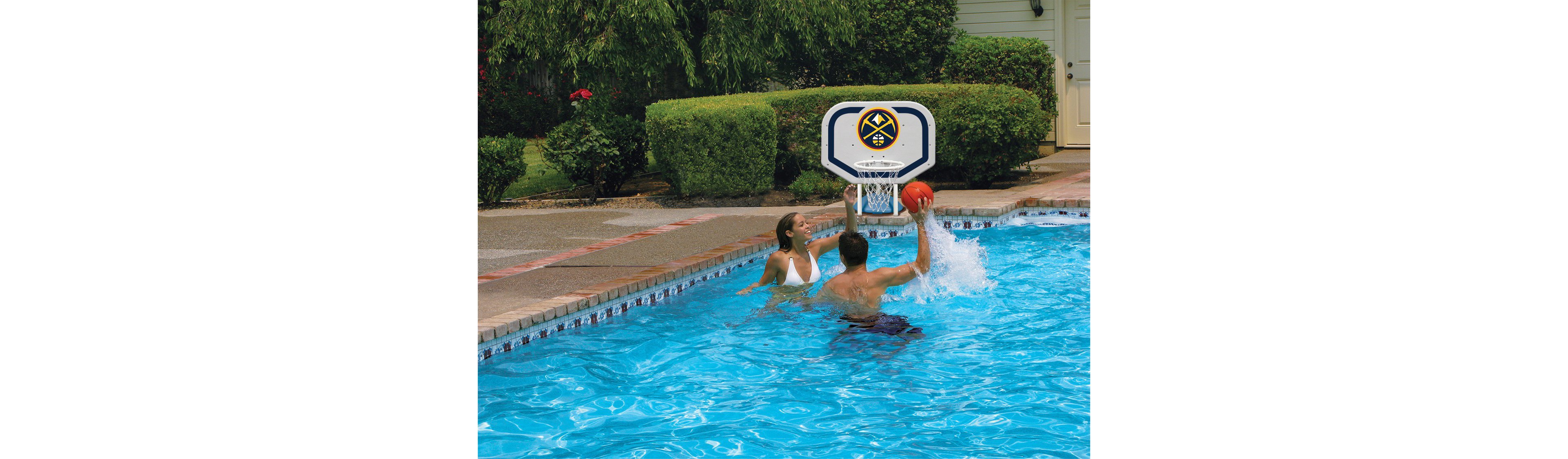 Poolmaster® Denver Nuggets Pro Rebounder Style Poolside Basketball Game