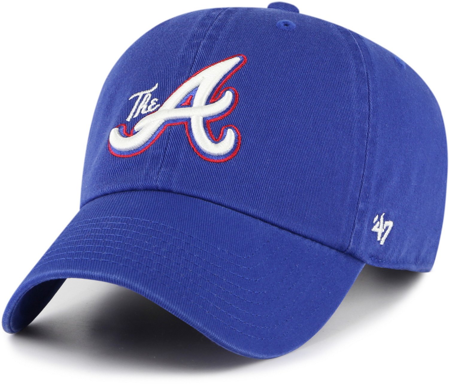 47 Men's Atlanta Braves Camo Clean Up Adjustable Hat