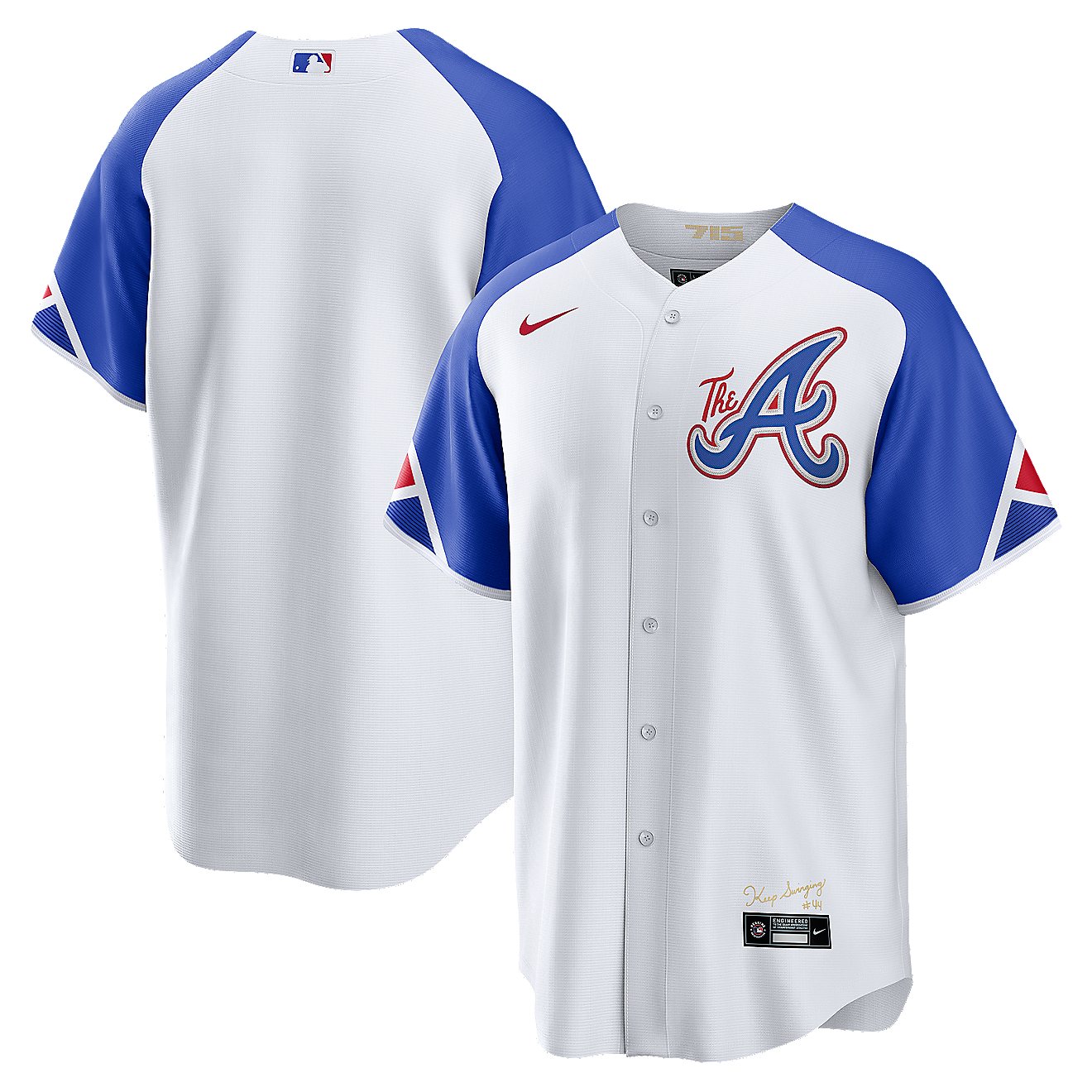 Nike Men's Atlanta Braves City Connect Replica Jersey                                                                            - view number 3