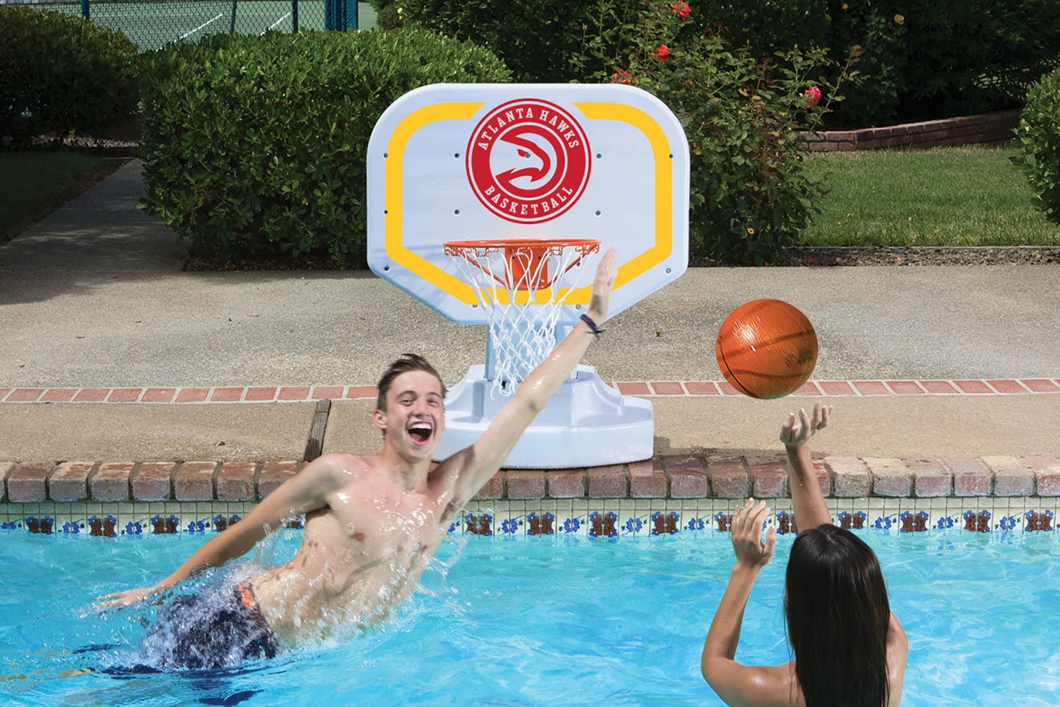 Poolmaster® Atlanta Hawks Competition Style Poolside Basketball Game                                                            - view number 3