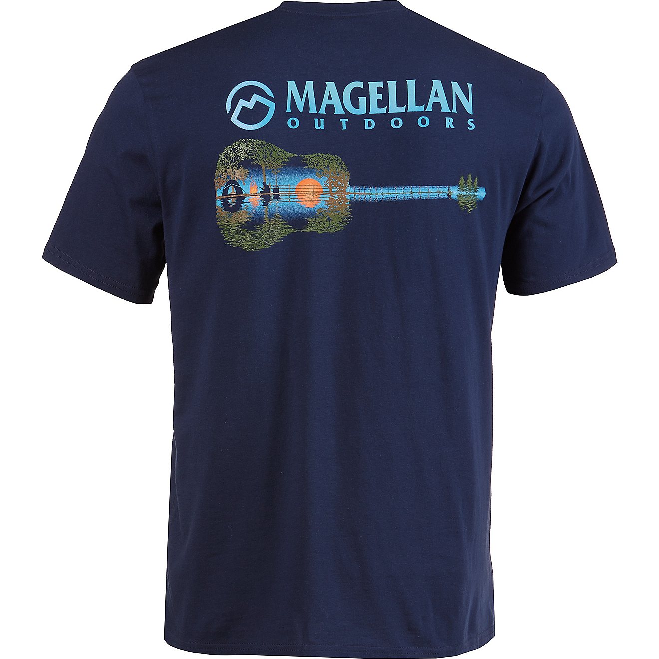 Magellan Outdoors Men's Guitar Camp Scene T-shirt                                                                                - view number 1
