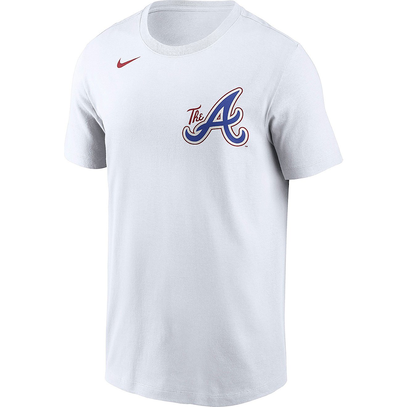 Nike Men’s Atlanta Braves Acuna Jr City Connect Name and Number Graphic T-shirt                                                - view number 2