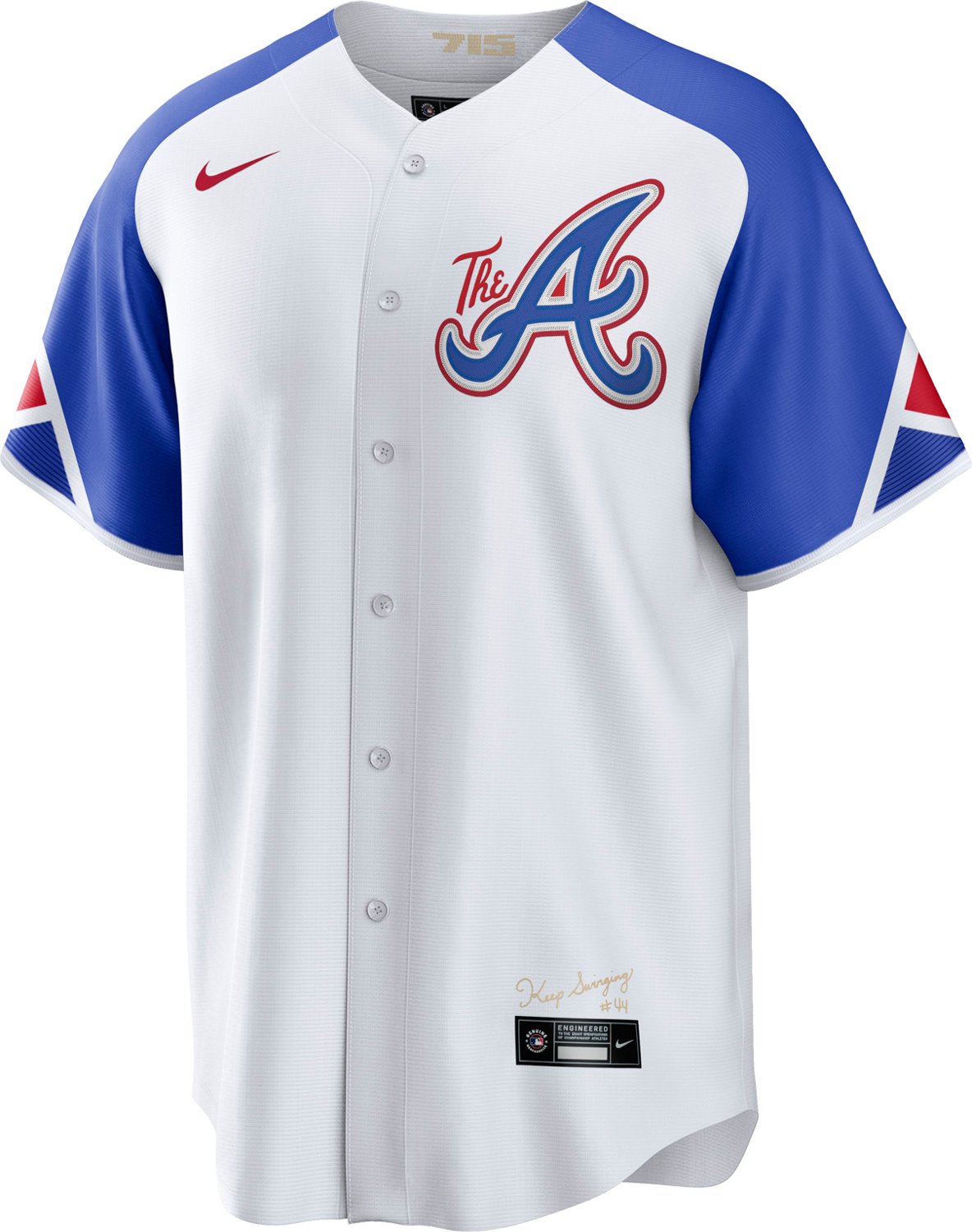 Nike Men's Atlanta Braves Olson City Connect Replica Jersey - view number 2