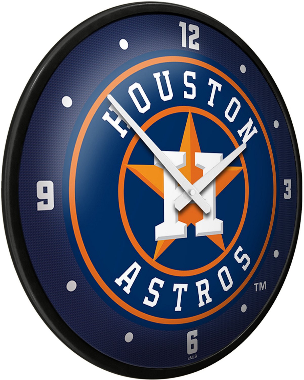 The Fan-Brand Houston Astros Modern Disc Wall Clock - view number 2