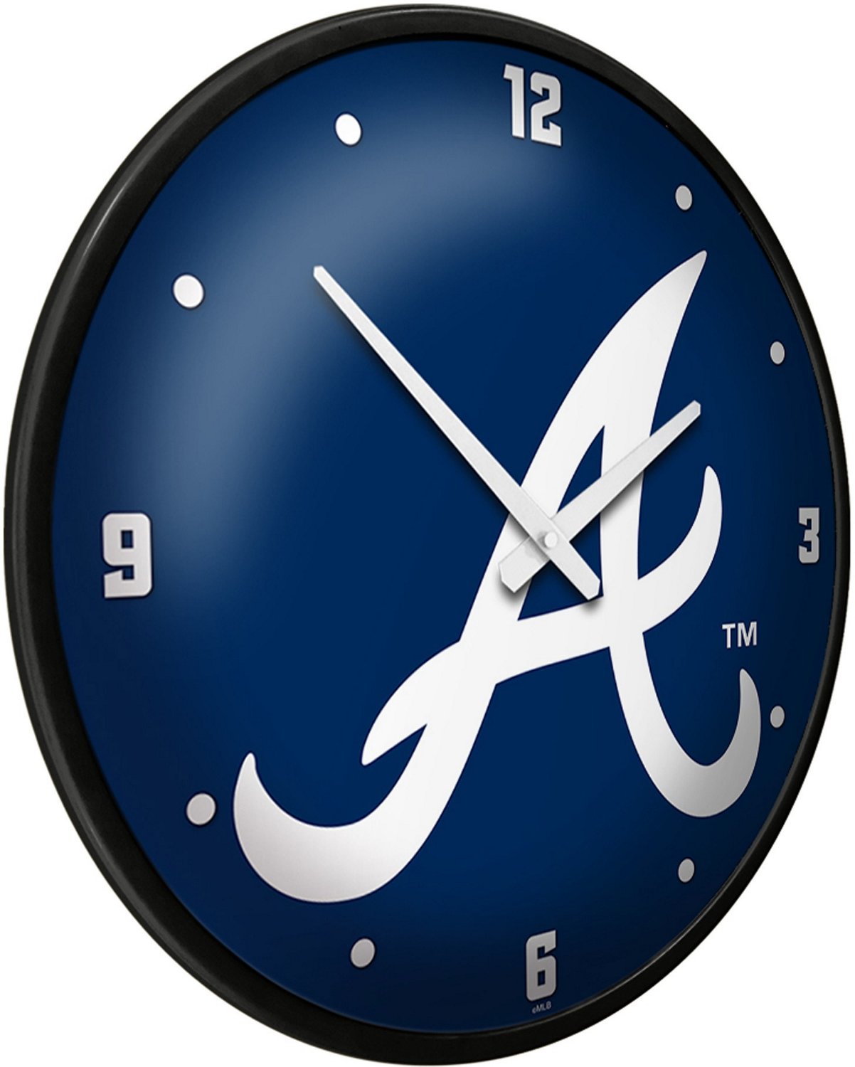 The Fan-Brand Atlanta Braves Alternate Logo Modern Disc Wall Clock                                                               - view number 2