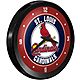 The Fan-Brand St. Louis Cardinals Ribbed Frame Wall Clock                                                                        - view number 2