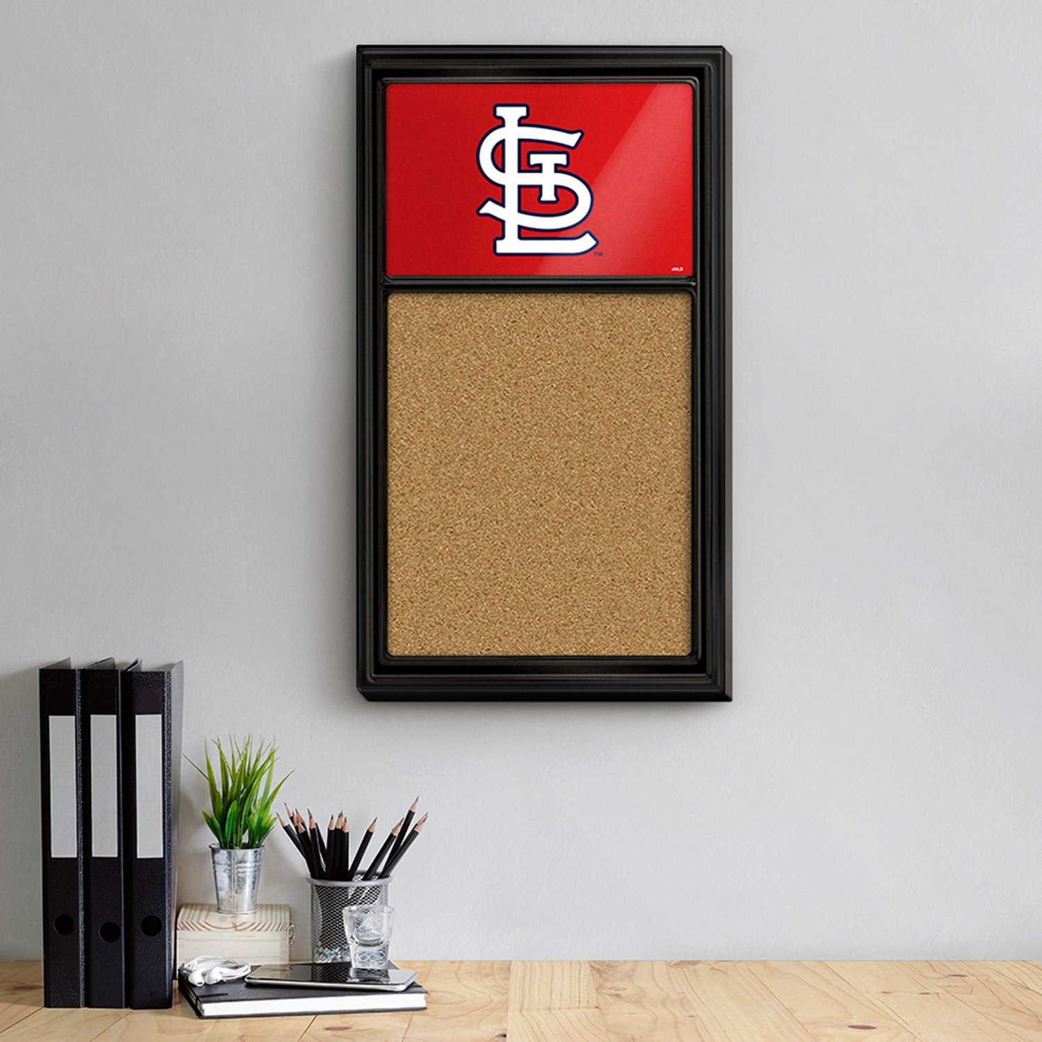 The Fan-Brand St. Louis Cardinals Logo Cork Note Board                                                                           - view number 4