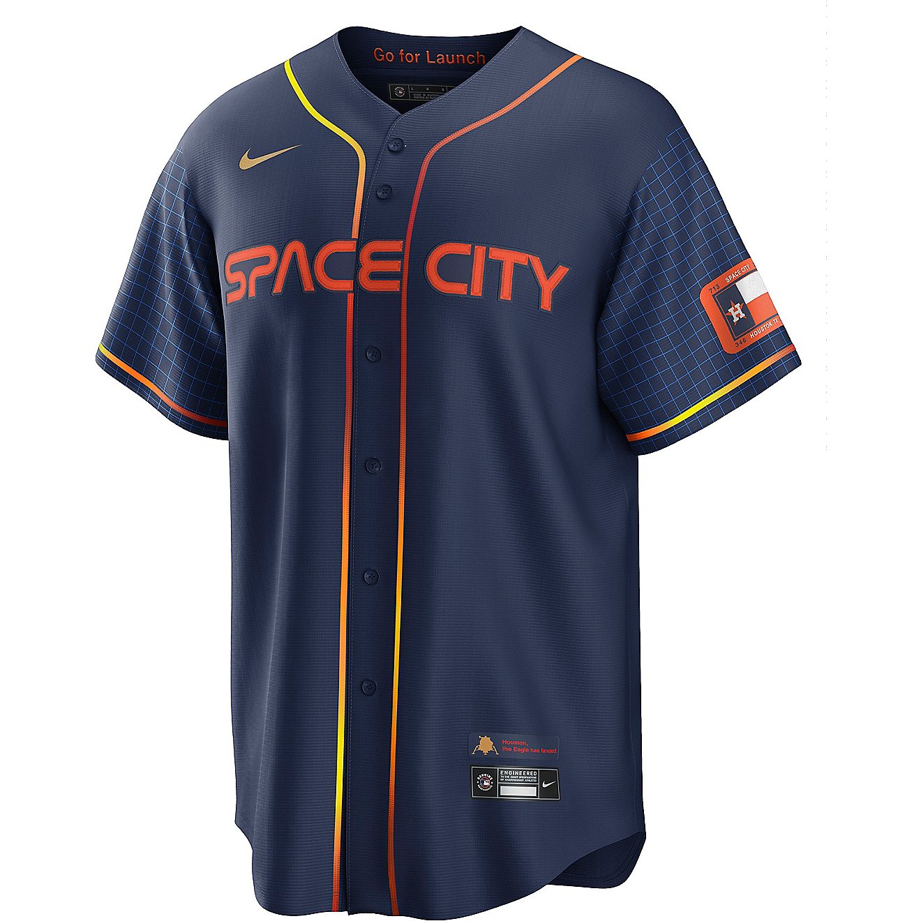 Nike Men's Houston Astros Urquidy City Connect Replica Jersey                                                                    - view number 2
