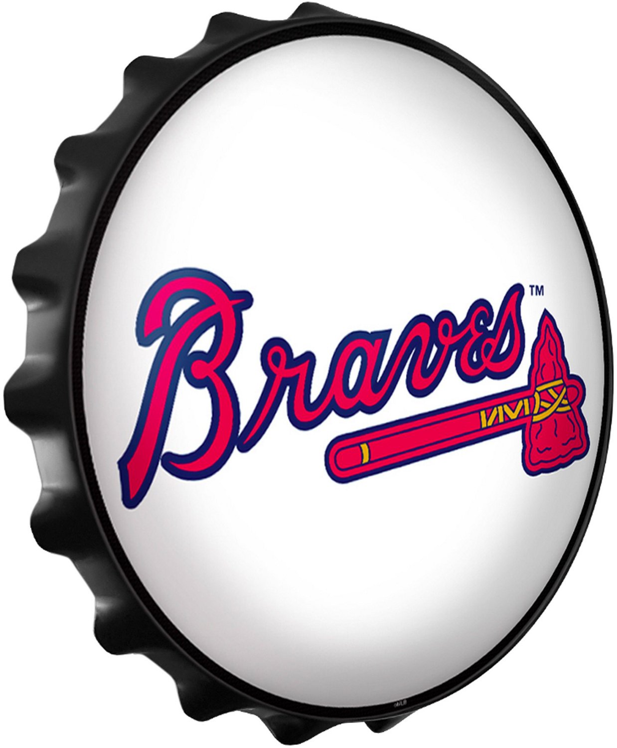 The Fan-Brand Atlanta Braves Bottle Cap Wall Sign                                                                                - view number 2