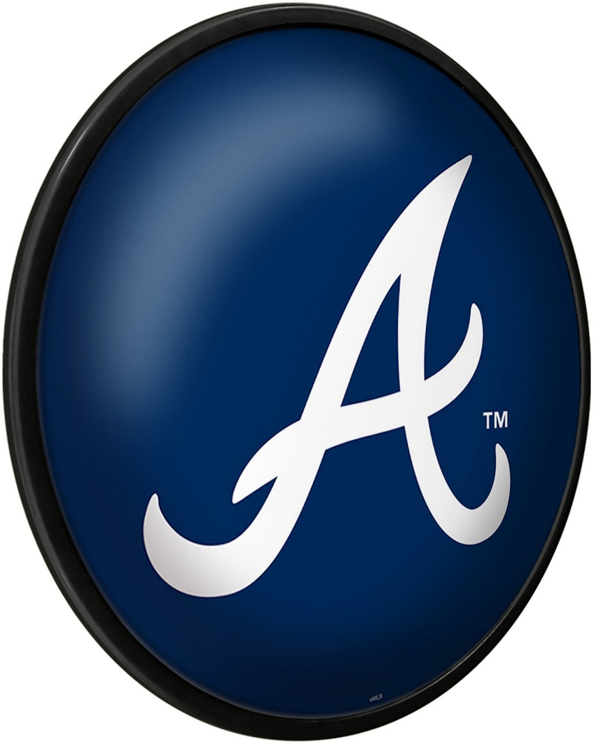 The FanBrand Atlanta Braves Alternate Logo Modern Disc Wall Sign Academy