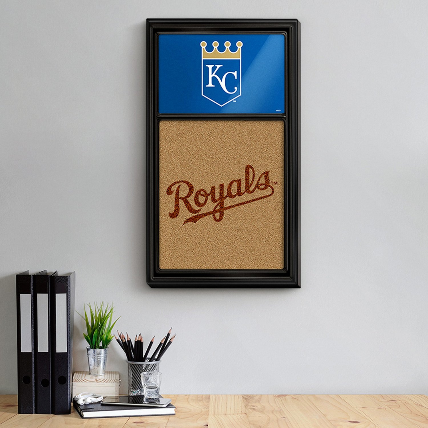 The Fan-Brand Kansas City Royals Dual Logo Cork Note Board - view number 5