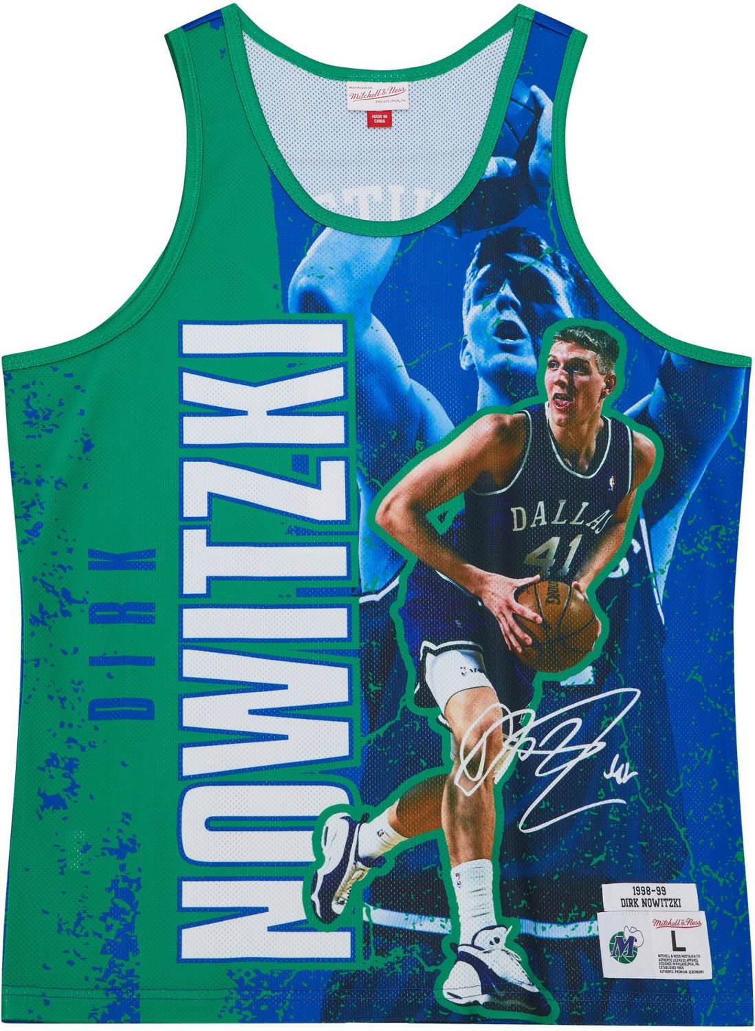 Mitchell & Ness Dallas Mavericks Dirk Nowitzki Jersey Tank Top