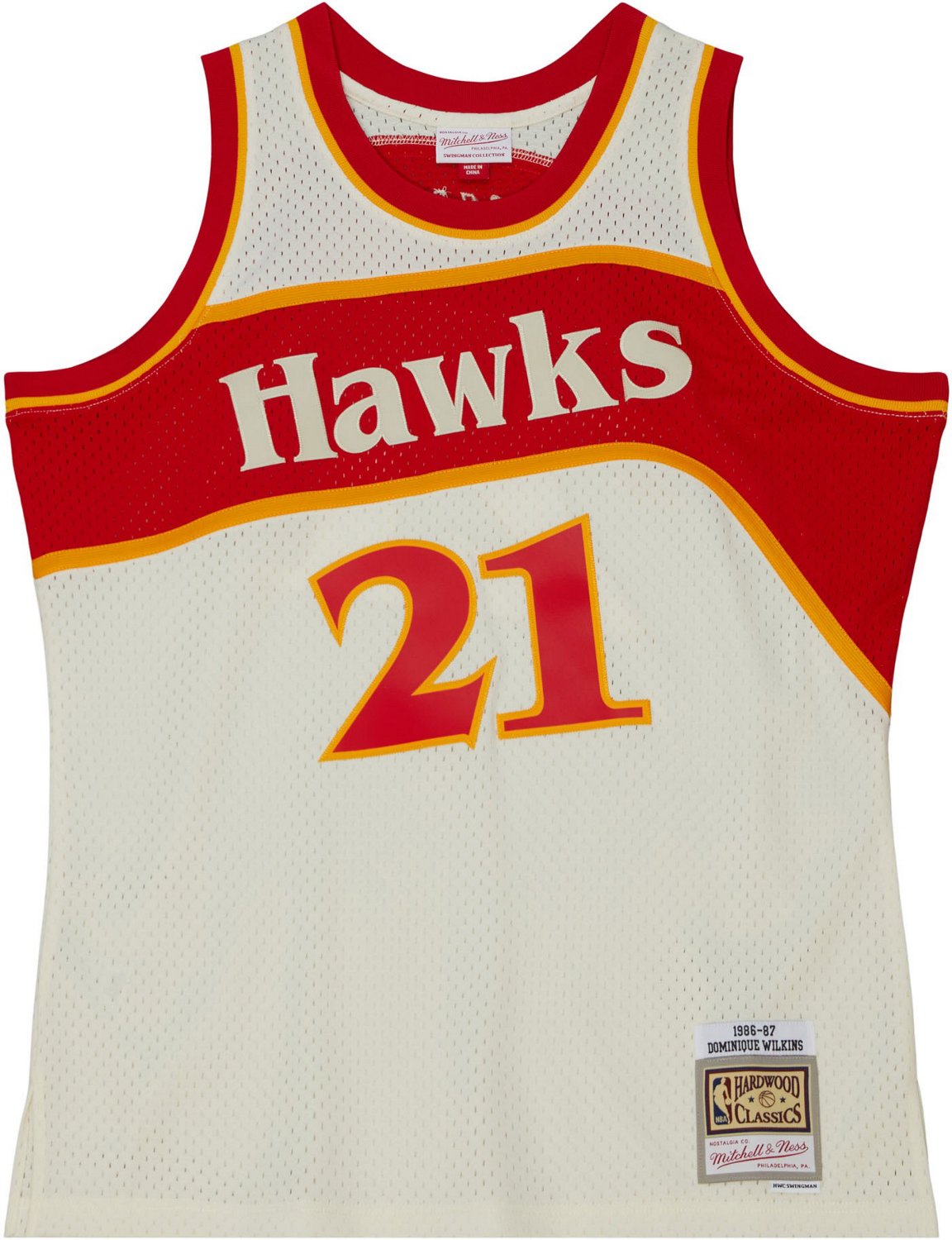 Mitchell & Ness Men's Atlanta Hawks Dominique Wilkins #21 Energy Jersey - view number 2