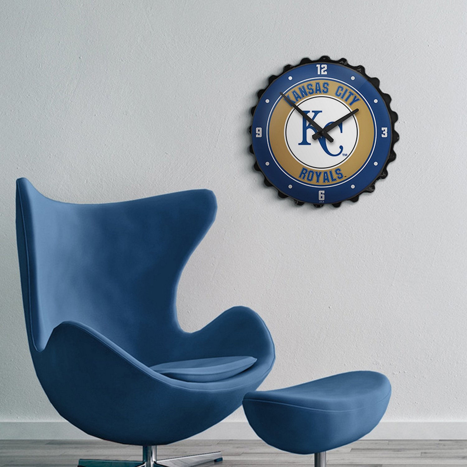 The Fan-Brand Kansas City Royals Bottle Cap Wall Clock - view number 5