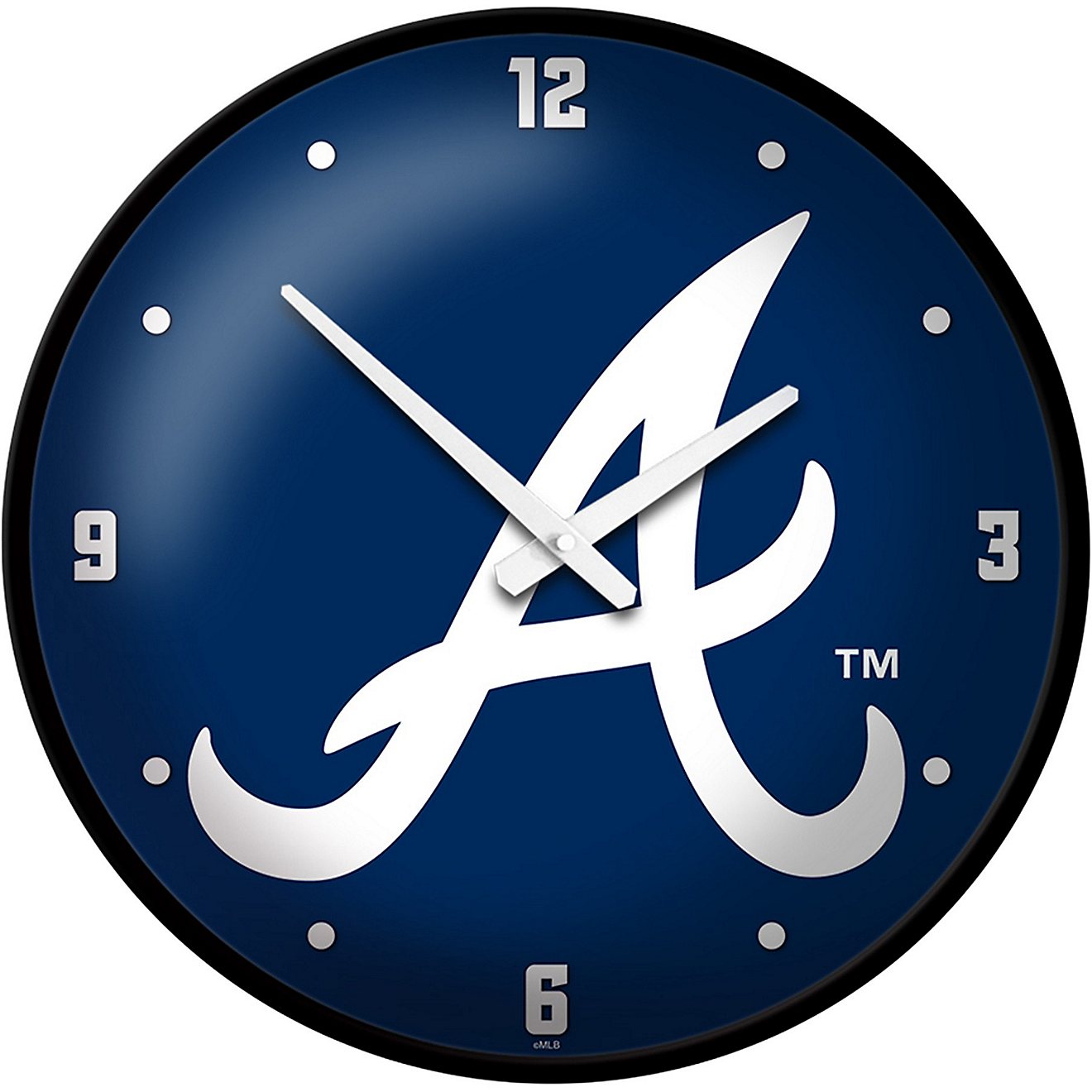 The Fan-Brand Atlanta Braves Alternate Logo Modern Disc Wall Clock                                                               - view number 1