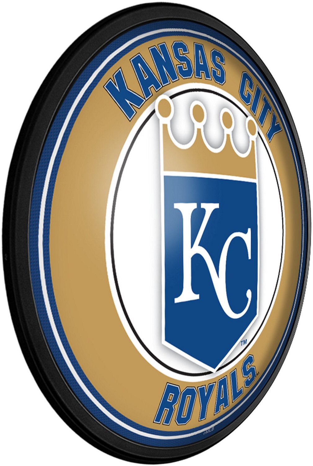 The Fan-Brand Kansas City Royals Round Slimline Lighted Wall Sign                                                                - view number 2