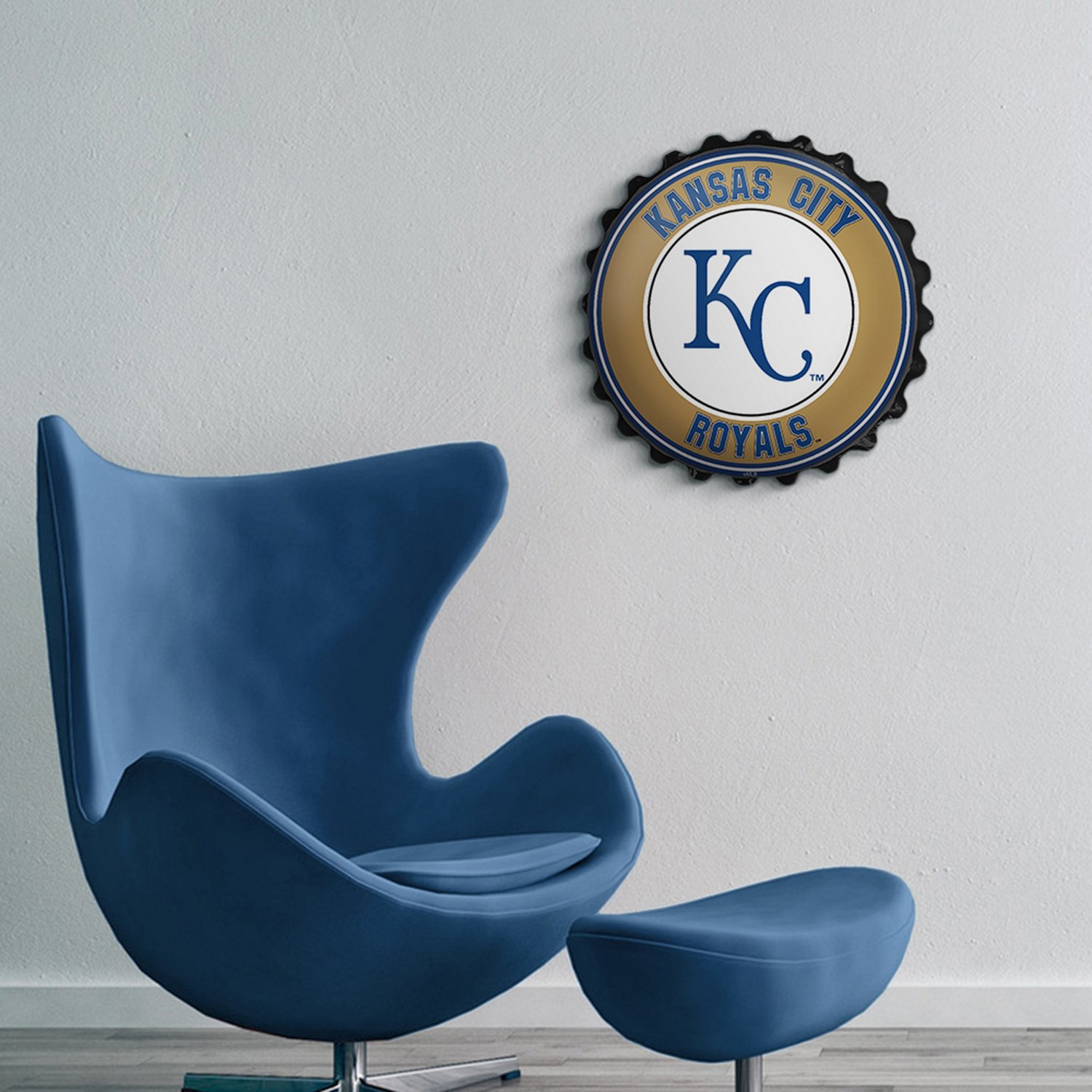 The Fan-Brand Kansas City Royals Bottle Cap Wall Sign - view number 5