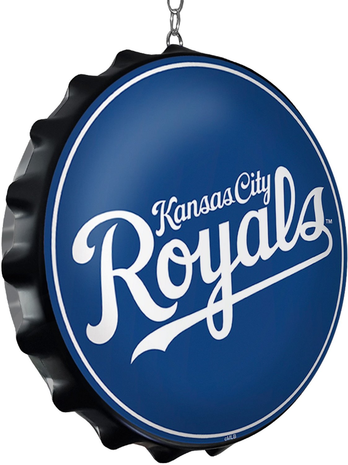 The Fan-Brand Kansas City Royals Wordmark Bottle Cap Dangler - view number 2