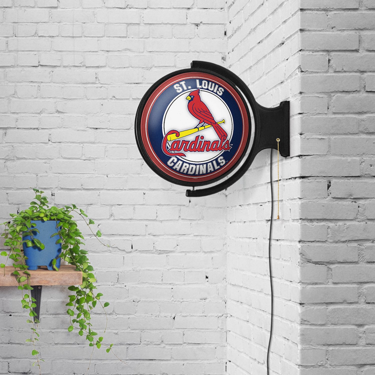 The Fan-Brand St. Louis Cardinals Original Rotating Lighted Wall Sign - view number 4