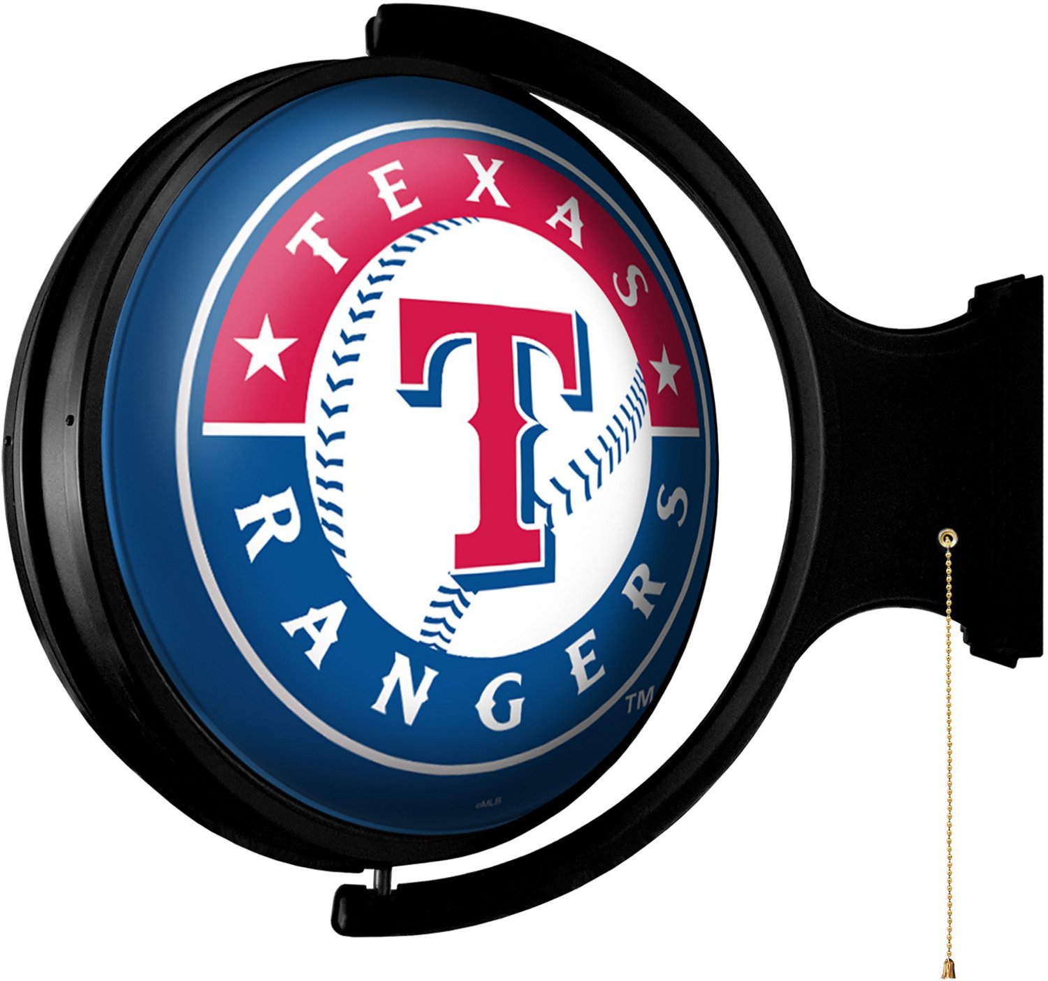 The Fan-Brand Texas Rangers Original Rotating Lighted Wall Sign - view number 2