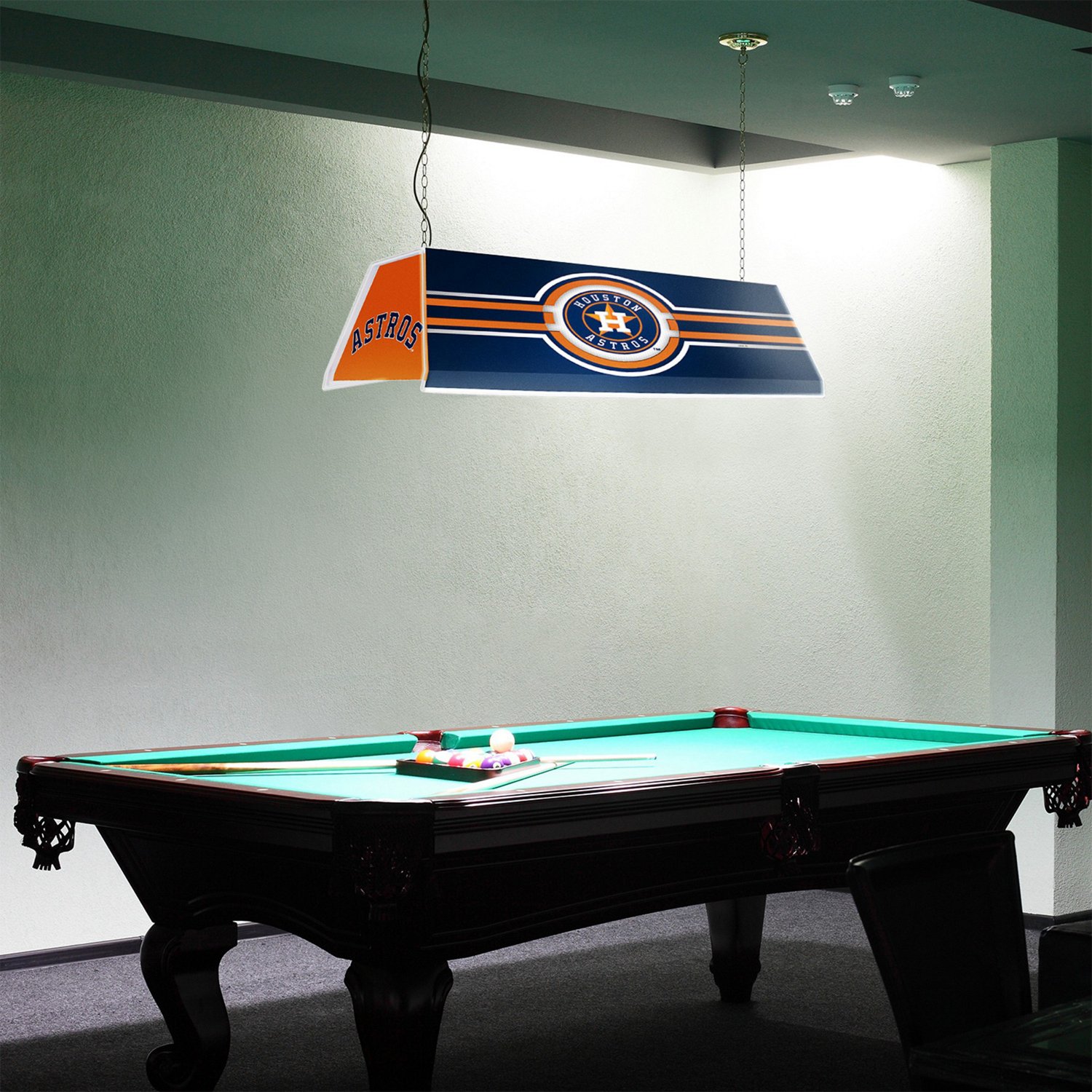 The Fan-Brand Houston Astros Edge Glow Pool Table Light - view number 5