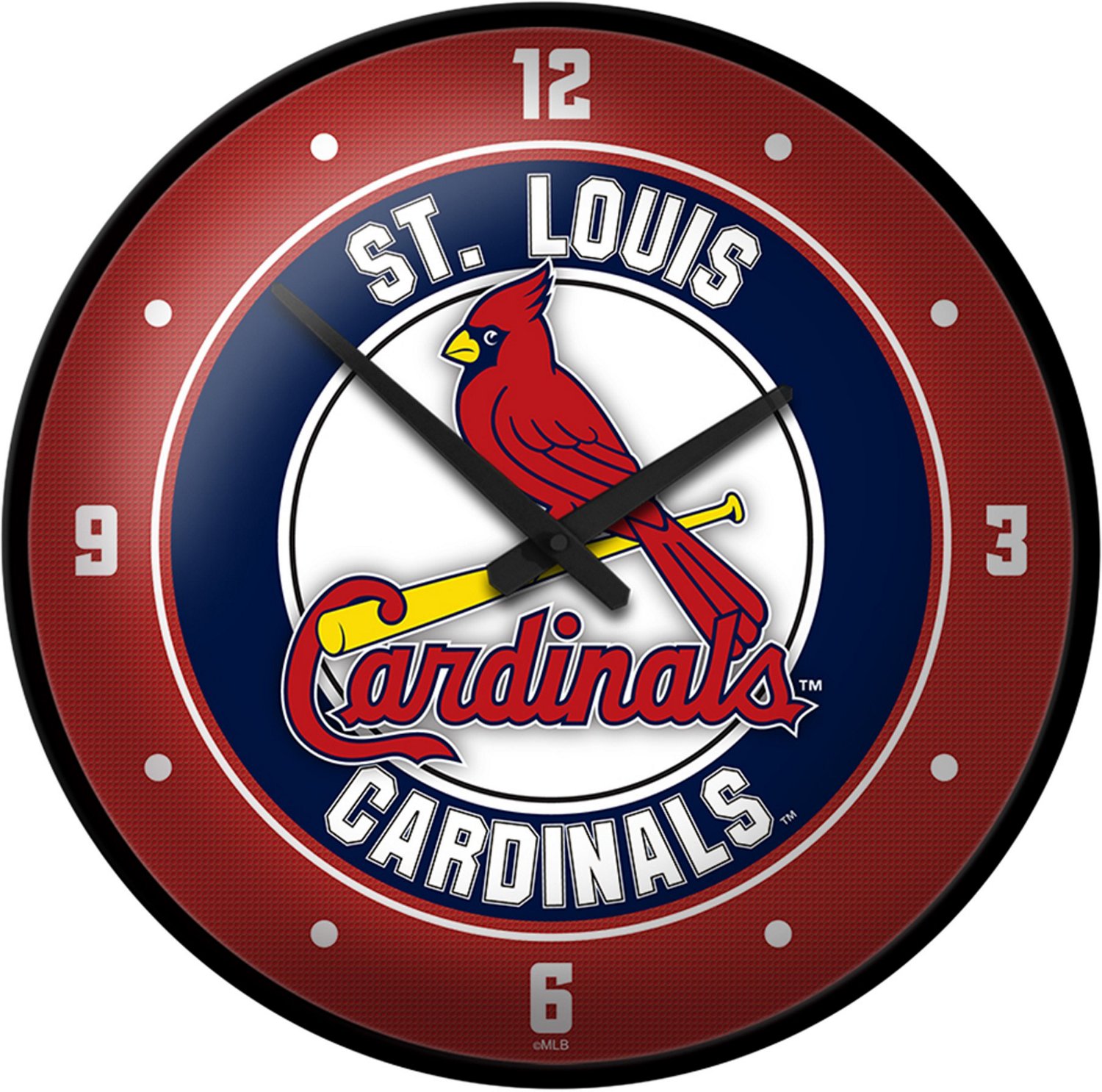 The Fan-Brand St. Louis Cardinals Modern Disc Wall Clock