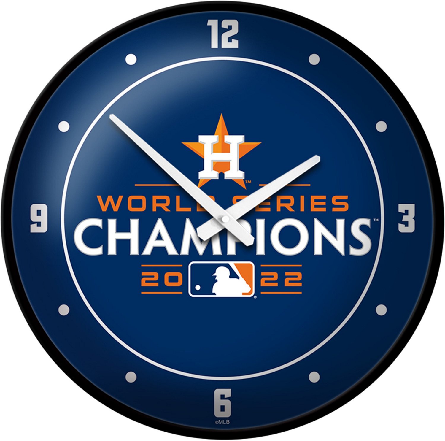 The Fan-Brand Houston Astros World Series Champs Modern Disc Wall Clock