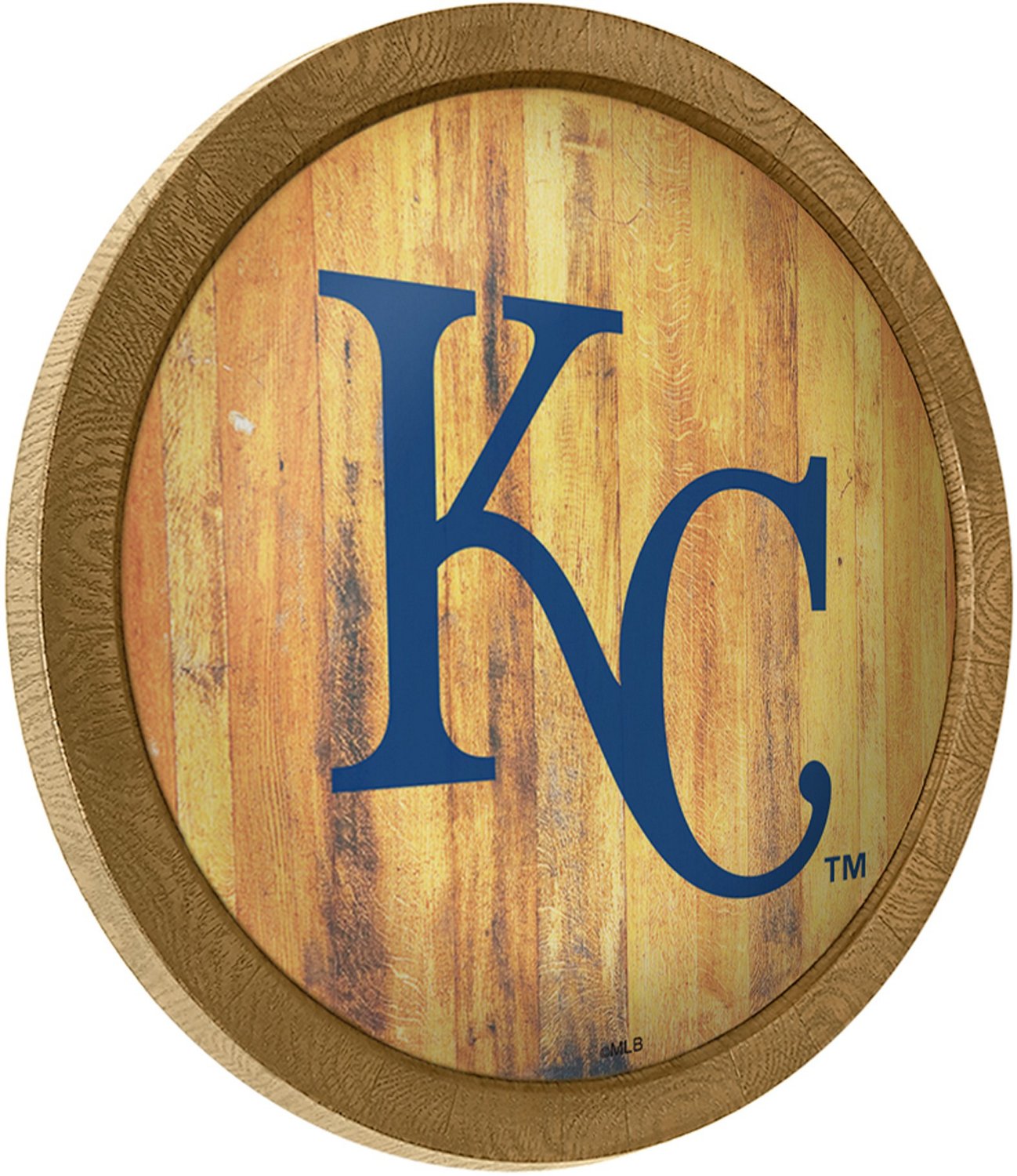 The Fan-Brand Kansas City Royals Faux Barrel Top Sign - view number 2