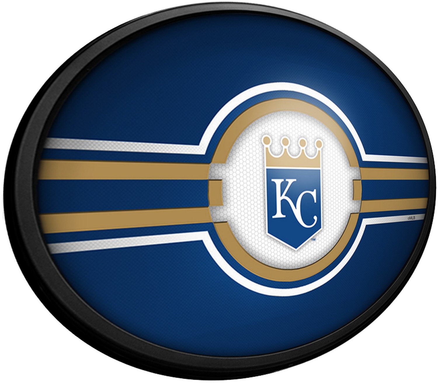 The Fan-Brand Kansas City Royals Oval Slimline Lighted Wall Sign - view number 2