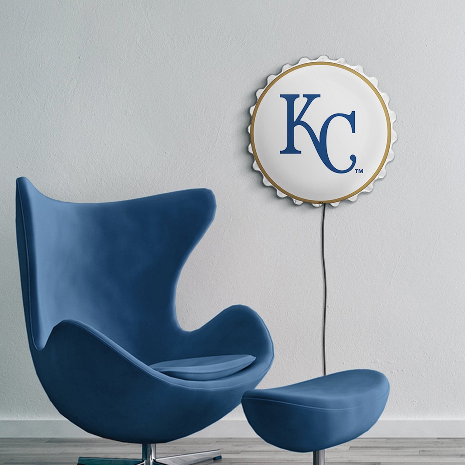 The Fan-Brand Kansas City Royals Bottle Cap Wall Light - view number 5