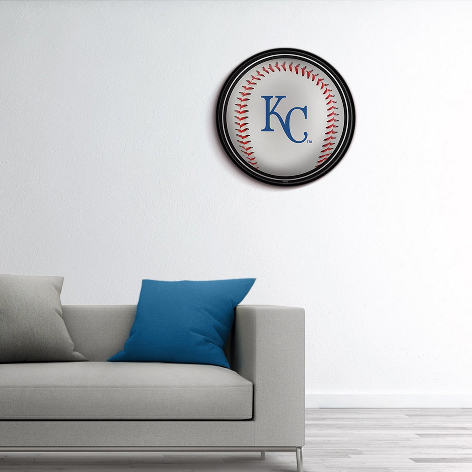 The Fan-Brand Kansas City Royals Baseball Modern Disc Wall Sign - view number 5