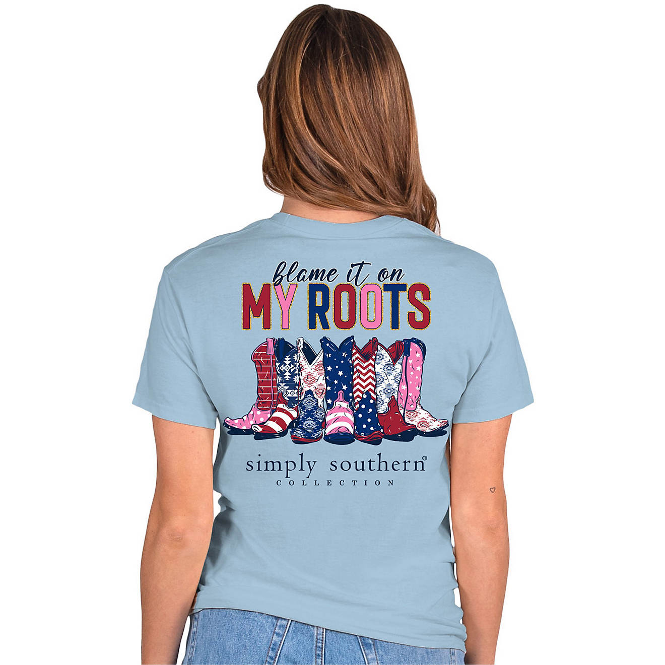 Simply Southern Women's Roots T-shirt                                                                                            - view number 1